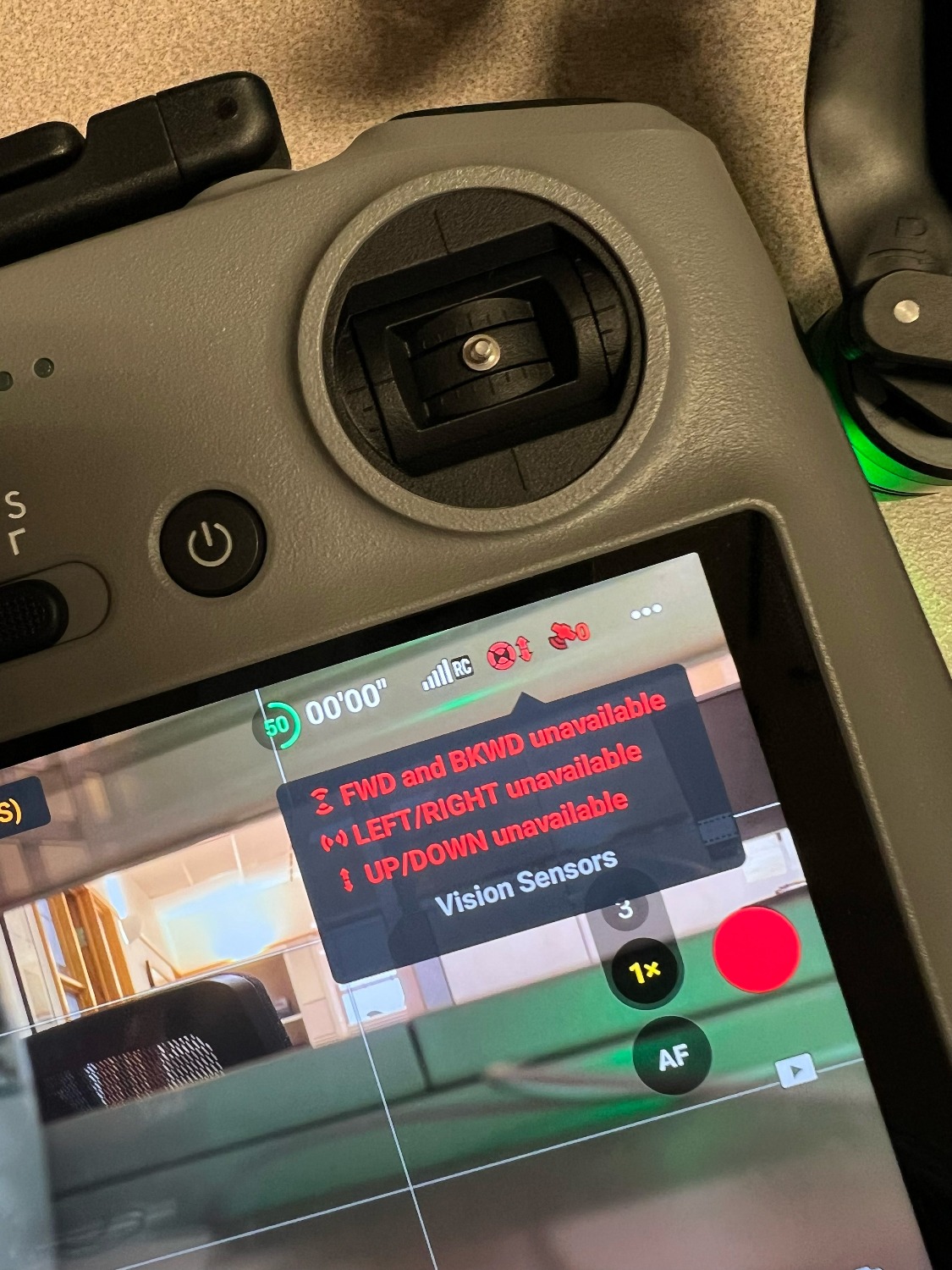 fwd and bkwd unavailable DJI FORUM